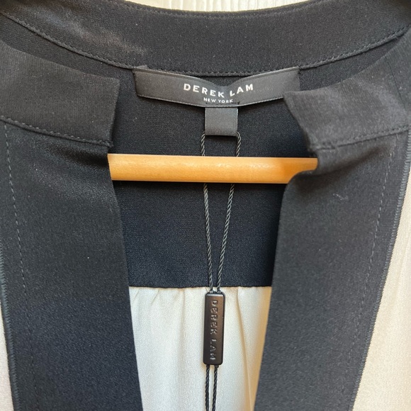 New w/tags Derek Lam 100% silk top women’s size 12 - Picture 2 of 6
